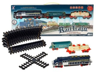 Kolejka na baterie, tor ósemka 160x69cm , światło, dźwięk Adar (623378)