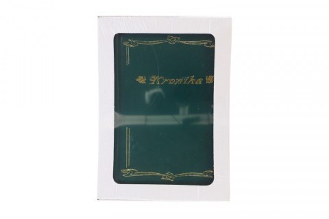 Kronika a4 pionowa nity zielony 100k. [mm:] 210x230 Barbara