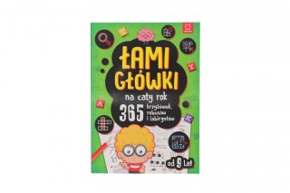 Książeczka edukacyjna Łamigłówki na cały rok. 365 krzyżówek, rebusów i Aksjomat