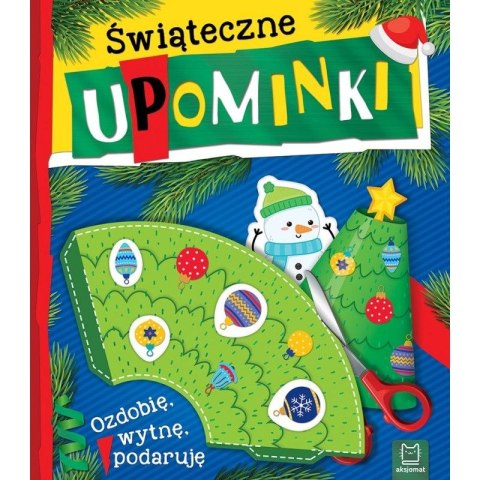 Książeczka edukacyjna Świąteczne upominki. Ozdobię, wytnę, podaruję Aksjomat (3141)