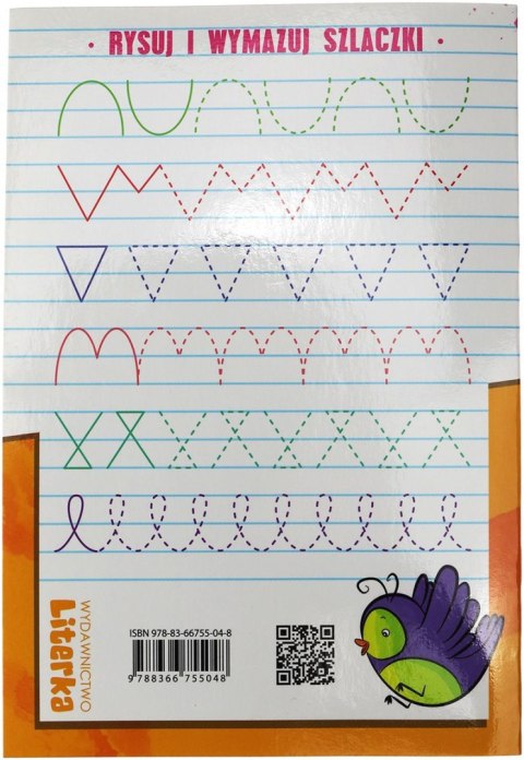 Książeczka edukacyjna Szlaczki i literki 5-7 lat Literka