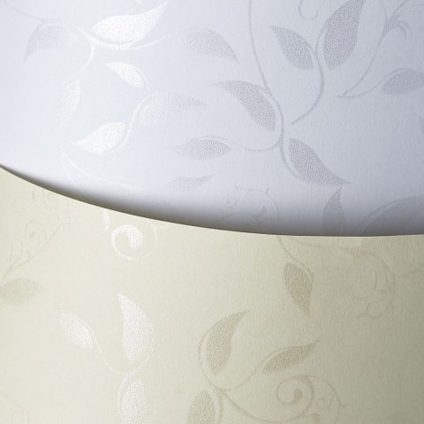 Papier ozdobny (wizytówkowy) Liana A4 kremowy 100g Galeria Papieru (206502)