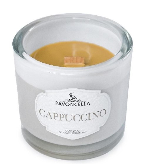 Świeczka ozdobna Classico Cappuccino biała 170g Pavoncella (5905711530479)