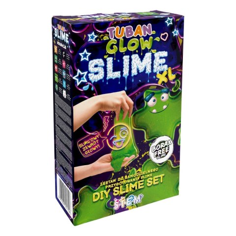 Zestaw kreatywny Super slime - Glow in the dark Tuban (TU3175)