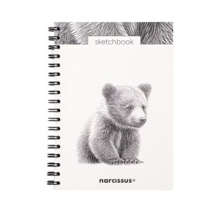 Blok artystyczny szkicownik niedziedź B5 120g 60k Narcissus