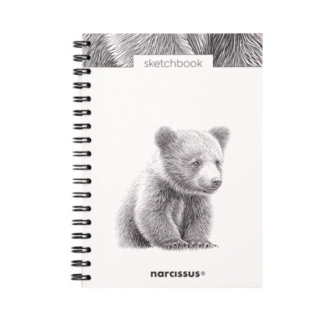 Blok artystyczny szkicownik niedziedź B5 120g 60k Narcissus