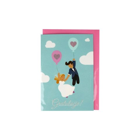 Kartka składana KARNET SLUBNY [mm:] 138x185 Rexus