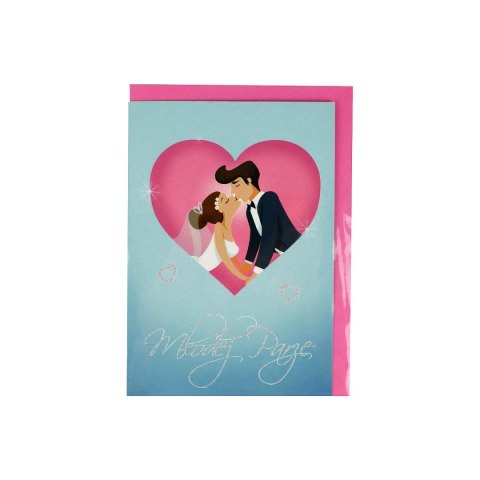 Kartka składana KARNET SLUBNY [mm:] 138x185 Rexus