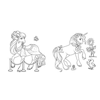 Książeczka edukacyjna Wspaniałe kucyki i jednorożce Aksjomat