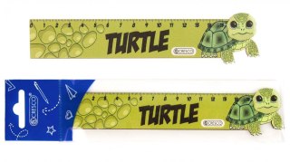 Linijka drewniana ŻÓŁW 15 cm 15cm Cresco (224110)