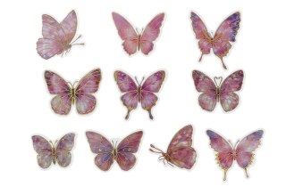 Naklejka (nalepka) Craft-Fun Series Motyle różowe Naklejki foliowe Titanum (25CR002)