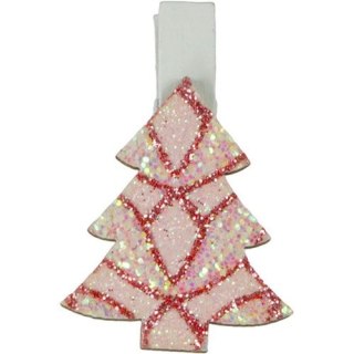 Ozdoba drewniana Craft-Fun Series klamerki XMAS choinki Titanum (18BR-39)