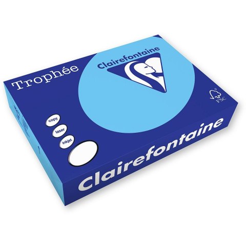 Papier kolorowy kolorowy A4 błękitny 500k. 80g Trophee (xca41774)
