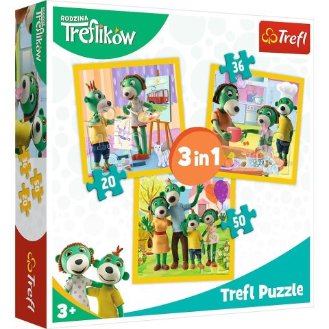 Puzzle 3w1 3w1 el. Trefl (34850)
