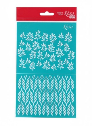 Szablon Liście Rosa (1140)