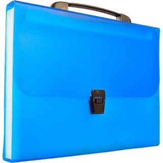 Teczka z przegródkami harmonijkowa A4 kolor: niebieski 13 przegródek Tetis (BT623-N)