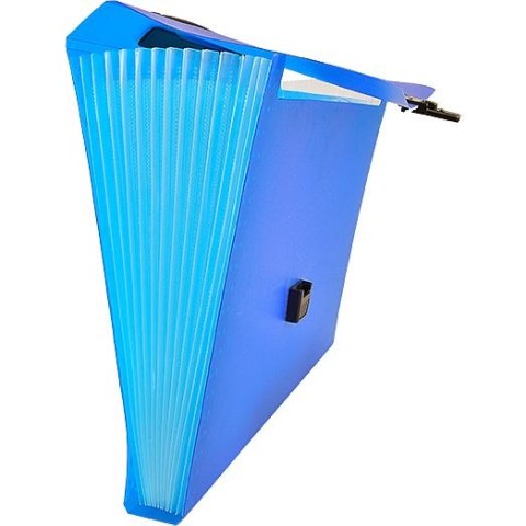 Teczka z przegródkami harmonijkowa A4 kolor: niebieski 13 przegródek Tetis (BT623-N)