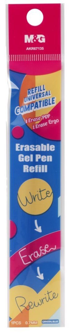 Wkład do długopisu wymazywalny wkład niebieski 0,7mm Happy Color (MG AKR67135)