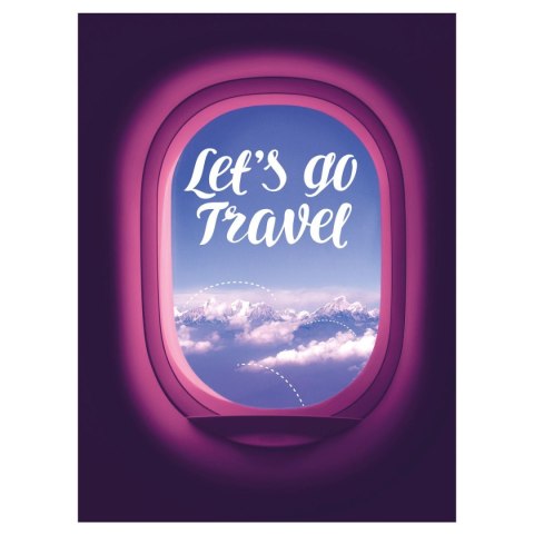 Zeszyt travel A5 60k. 60g krata Unipap