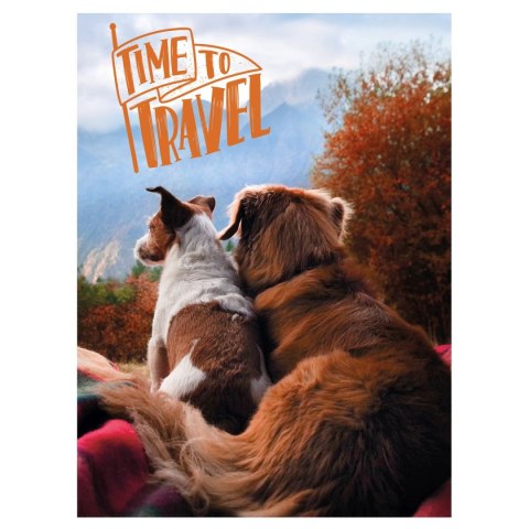 Zeszyt travel A5 60k. 60g krata Unipap