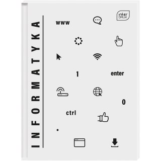 Brulion tematyczny 5902277332431 A5 80k. 70g krata Interdruk (INFORMATYKA)