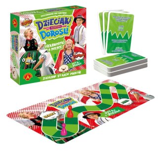 Gra planszowa CIEKAWOSTKI O POLSCE DZIECIAKI KONTRA DOROŚLI Alexander