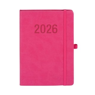 Kalendarz książkowy (terminarz) 2026 MEMOFIX TDW A5 Antra (RÓŻOWY)