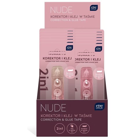 Korektor w taśmie (myszka) NUDE3 [mm*m] Interdruk