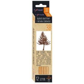 Ołówek cedrowy 3B St.Majewski (3B)