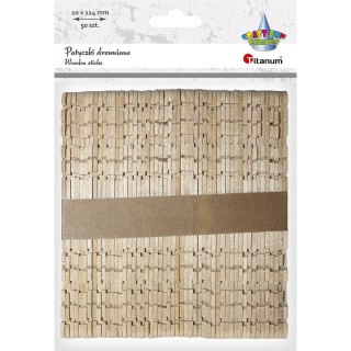 Ozdoba drewniana Craft-Fun Series patyczki Titanum (BG016N)