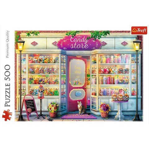 Puzzle Sklepik ze słodyczami 500 el. Trefl (37407)