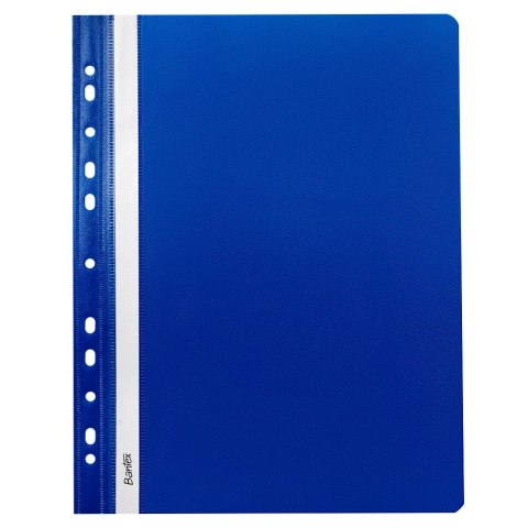 Skoroszyt EVO Z PERFORACJĄ A4 niebieski jasny folia Bantex (400076709)