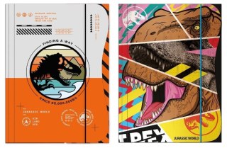 Teczka kartonowa na gumkę Jurassic park A4 mix Beniamin (0200)