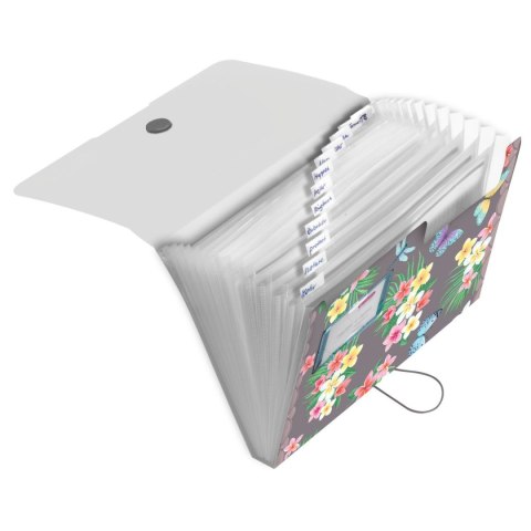 Teczka z przegródkami Ladylike Butterflies 50044023 A4 kolor: mix 12 przegródek Herlitz (300001531)