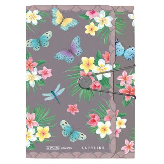 Teczka z przegródkami Ladylike Butterflies 50044023 A4 kolor: mix 12 przegródek Herlitz (300001531)
