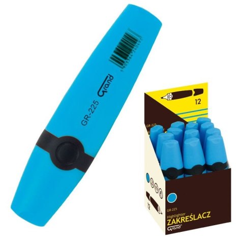 Zakreślacz wkład niebieski 5,5mm Grand (GR-225)
