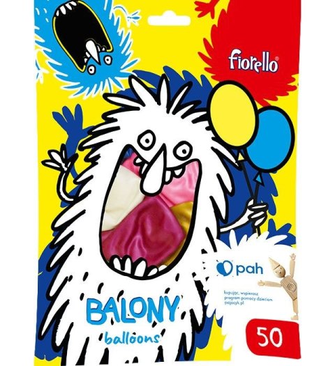 Balon gumowy metal mix 12cal Fiorello (170-2636)