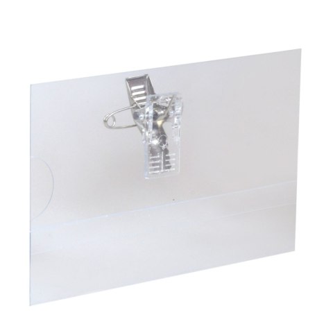 Identyfikator z klipsem [mm:] 87x53 Memobe (MI100-00)