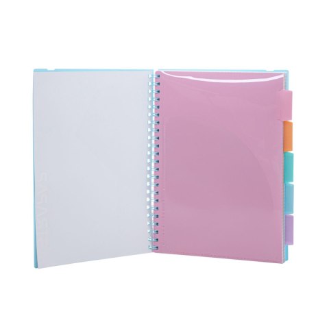 Kołozeszyt (kołonotatnik) pastel ombre B5 200k. 80g krata Astrapap (107023005)
