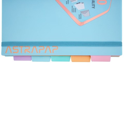 Kołozeszyt (kołonotatnik) pastel ombre B5 200k. 80g krata Astrapap (107023005)