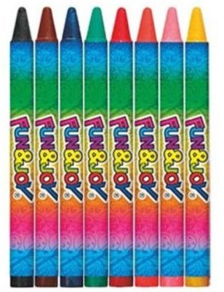 Kredki świecowe 8 kol. Fun&Joy (FJ2108D)