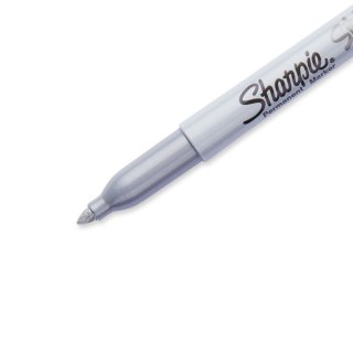 Marker permanentny wkład srebrny 1,0mm okrągła końcówka Sharpie (1891063)