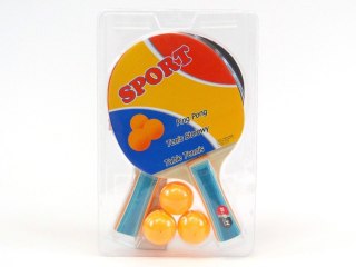 Rakietka do tenisa stołowego do ping ponga + piłeczki Adar (216877)