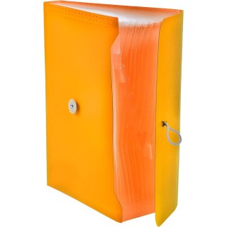 Teczka z przegródkami harmonijkowa A4 kolor: pomarańczowy 13 przegródek Tetis (BT622-P)