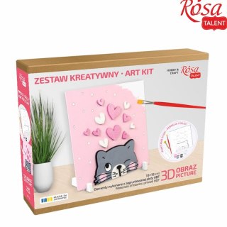 Zestaw plastyczny Kotek 3d Rosa