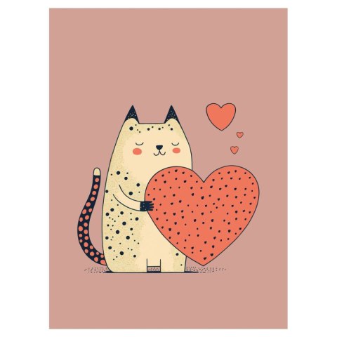 Zeszyt Heart A5 32k. 70g podwójna linia kolor Unipap