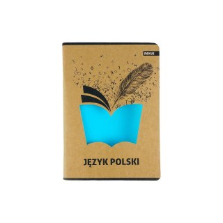 Zeszyt Kraft Liner j.polski A5 5k. 70g linia [mm:] 147x209 Beniamin (7518)