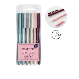 Cienkopis SATIN GOLD 6KOL wkład mix 6kol. Interdruk (5902277346711)