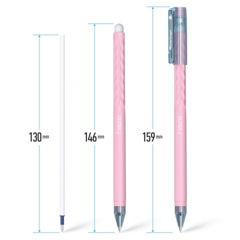 Długopis Haze wymazywalny wkład niebieski 0,5mm Berlingo (338377)