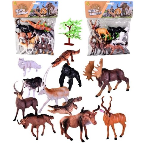 Figurka ZWIERZĘTA DZIKIE ZOO 6 SZTUK Trifox (A-2299)